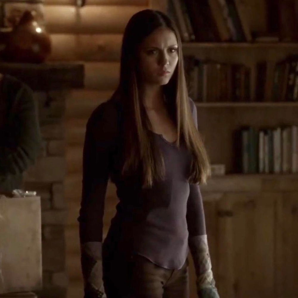 FREE PEOPLE ASO ELENA GILBERT VAMPIRE DIARIES LAYERING THERMAL CUFF SM DEEP NECK